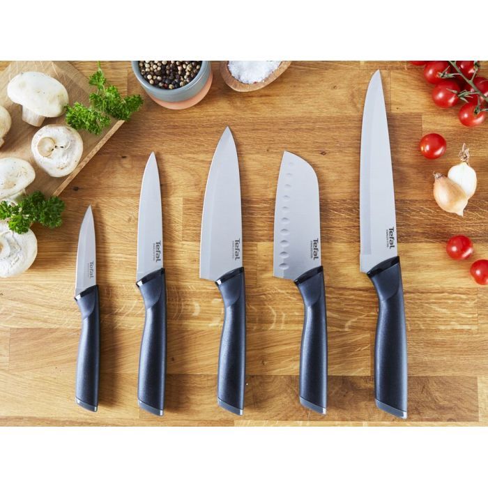 Набор ножей Tefal Essential 3шт, нержавіюча сталь, пластик, чорний (K2219455) изображение 2