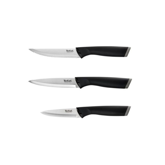 Набор ножей Tefal Essential 3шт, нержавіюча сталь, пластик, чорний (K2219455) изображение 7