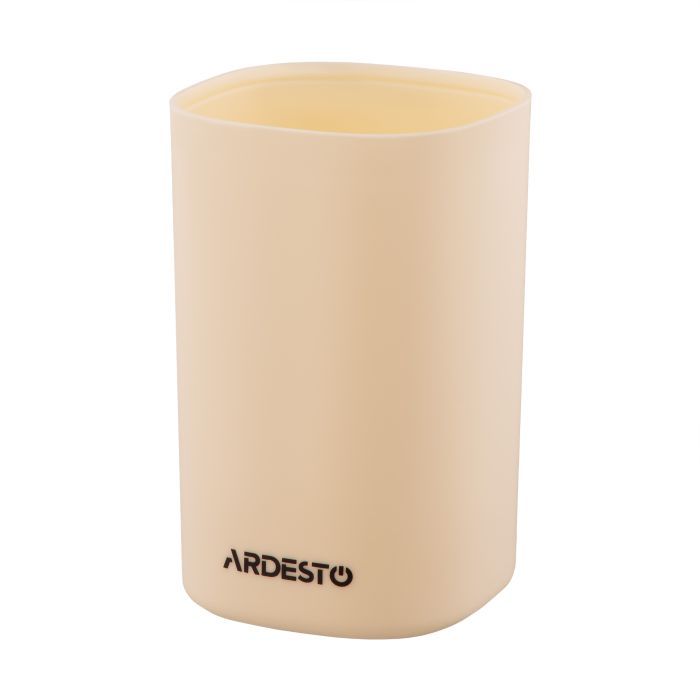 Набор для ванной комнаты Ardesto Vigor 3 предмета Бежевый 380 мл (ARHB3106MB) изображение 3