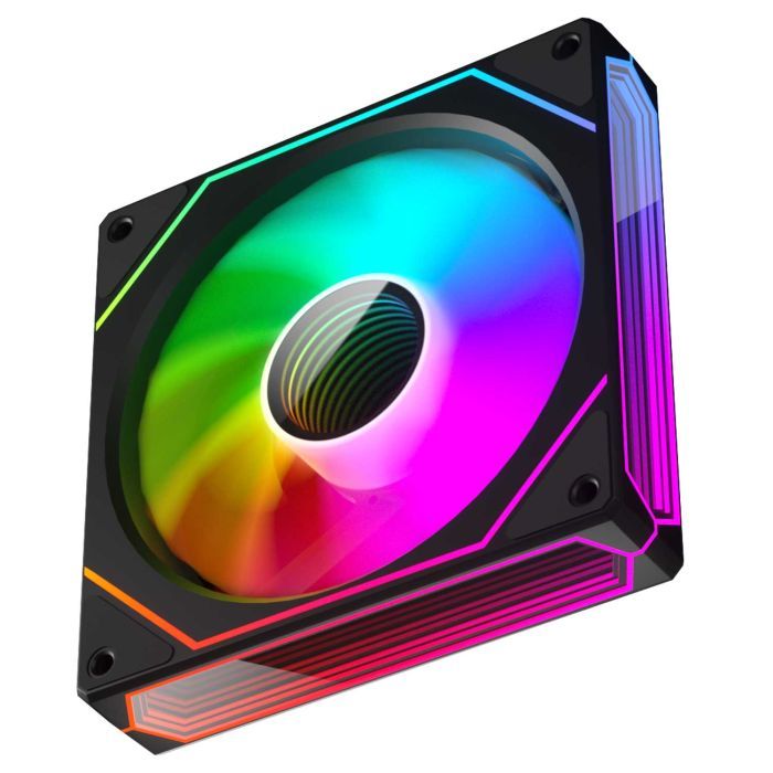 Кулер для корпуса Zezzio PRISM 6 Pro ARGB Black изображение 3