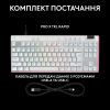 Клавиатура Logitech G PRO X TKL Rapid Linear USB UA White (920-013242) изображение 12