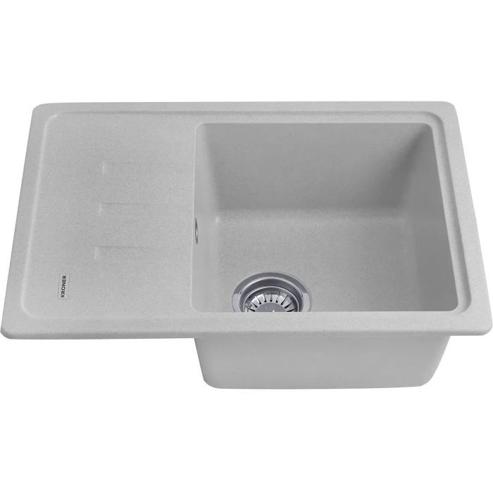Мийка кухонна Kroner KompositGRA-6243 (CV031061) зображення 2