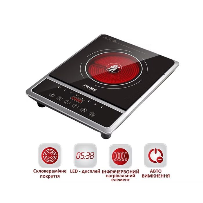 Настільна плита PRIME Technics PHC 2019 GB зображення 4