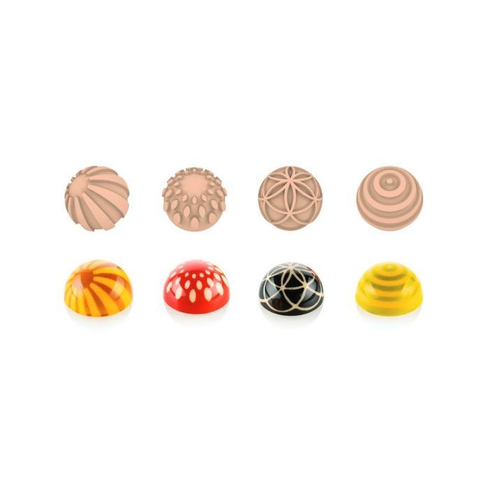 Аксессуар кухонный Silikomart серія "Chocado" Набір штампів для декорування шоколаду (CHOCO STAMP A) изображение 2