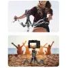 Штатив RTAKO C03 Octopus Extendable Tripod Selfie Stick (with Detachable Phone Holder) Black (6942063212416) изображение 4