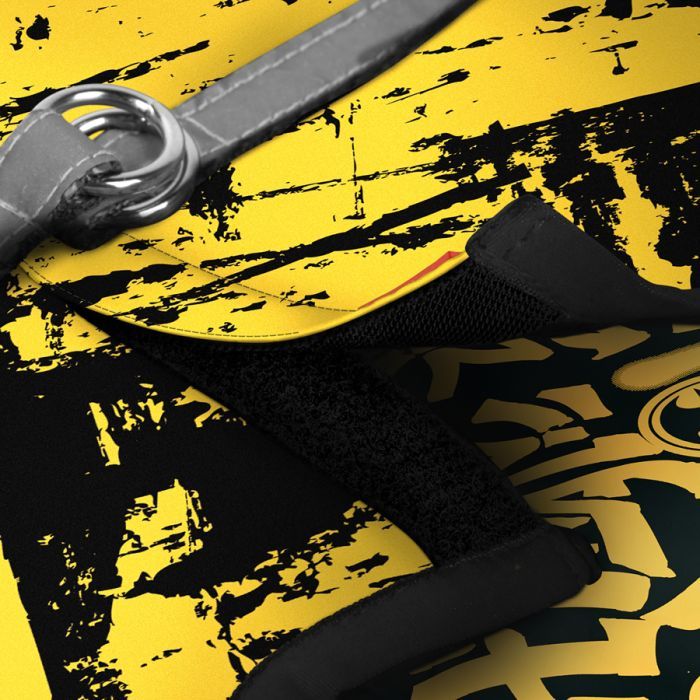 Шлей для собак WAUDOG Clothes мягкая с QR адресником "Бэтмен эскиз" XS1 (220-1081) изображение 3