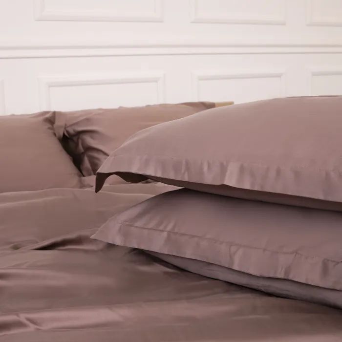 Постельное белье MirSon Tencel №08 Beige 2x160x220 Семейный Евро (2200009637179) изображение 6