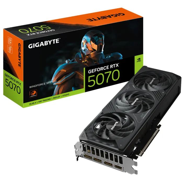 Відеокарта GIGABYTE GeForce RTX5070 12Gb WINDFORCE SFF (GV-N5070WF3-12GD) зображення 10