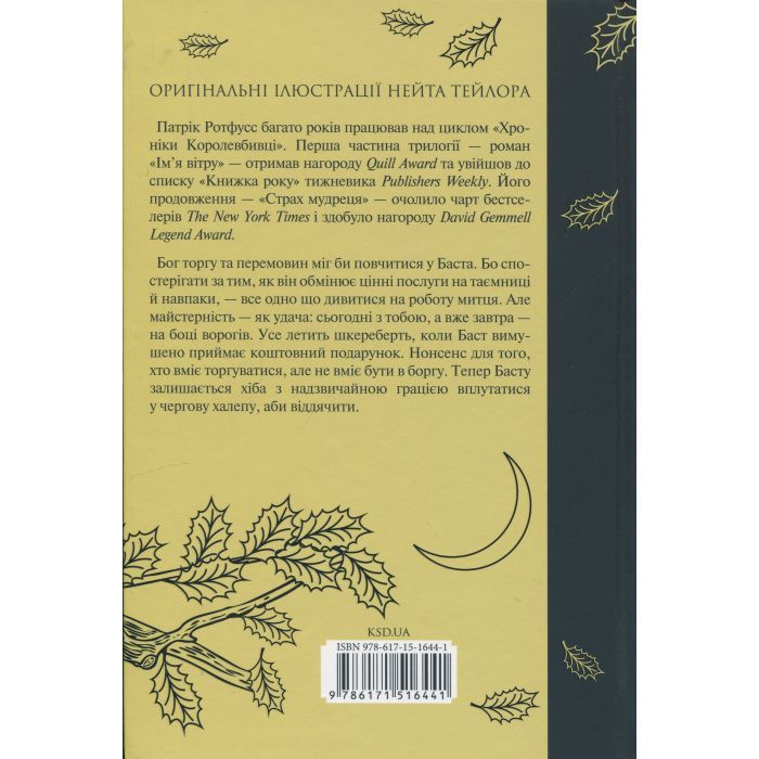 Книга Вузька дорога між бажаннями. Книга 0.6 - Патрік Ротфусс КСД (9786171516441) зображення 2