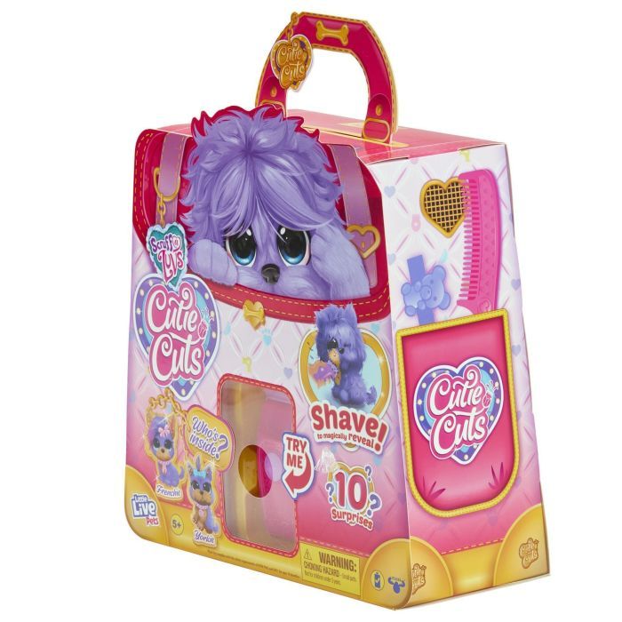 Мягкая игрушка Moose Няшка-потеряшка Груминг салон лиловая (30147) изображение 11