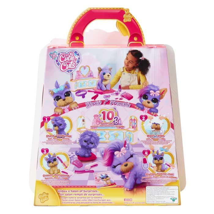 Мягкая игрушка Moose Няшка-потеряшка Груминг салон лиловая (30147) изображение 6