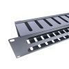 Кабельный организатор 19" 2U с крышкой SN (80мм) - 9005 Eserver (КР-012.2U.19) изображение 3