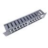 Кабельный организатор 19" 2U с крышкой SN (80мм) - 9005 Eserver (КР-012.2U.19)