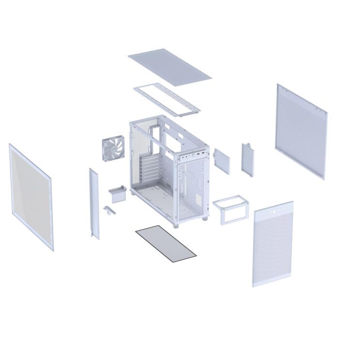 Корпус для ПК ASUS Prime AP303 TG White (90DC00V3-B39010) изображение 12