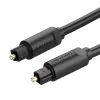 Кабель мультимедійний Optical Toslink 1.5m black Vention (BAEBG)