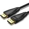 Кабель мультимедійний DisplayPort M to DisplayPort M 3.0m 8K60Hz black Vention (HCCBI)