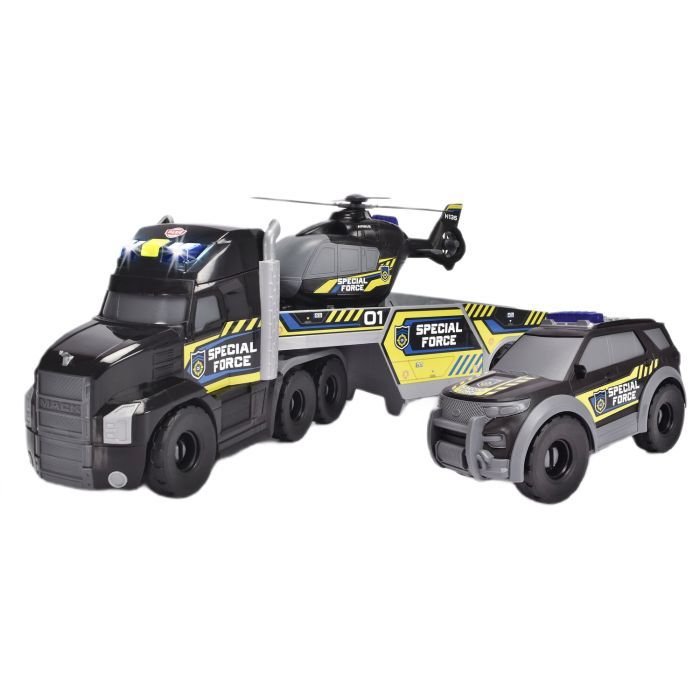 Спецтехніка Dickie Toys Спецпризначення Вантажівка з транспортом (3719034)