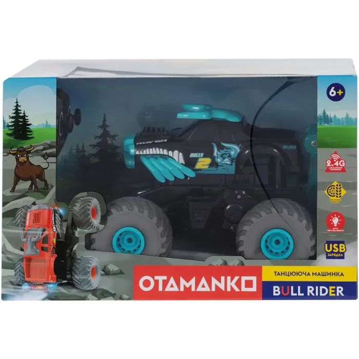 Радиоуправляемая игрушка Otamanko Танцующая машинка BULL RIDER, красный (С006 red) изображение 8