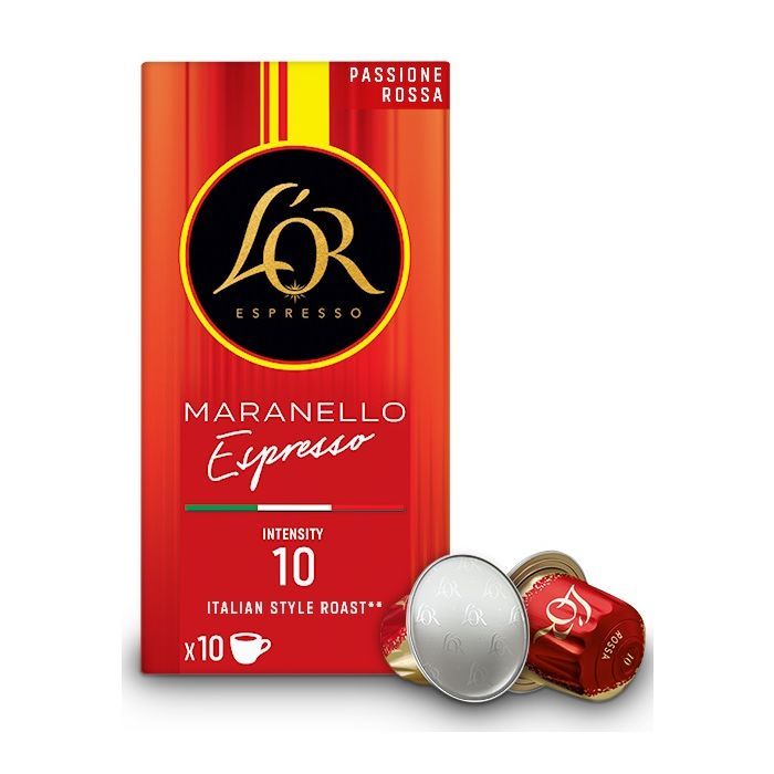 Кава L'OR Passione Rossa Espresso Maranello в капсулах 10 шт (8711000579022)
