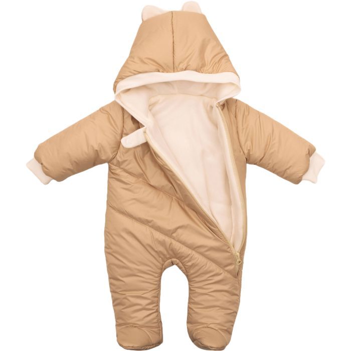 Комбинезон детский HAPPY TOT утепленный на молнии (755-68-beige) изображение 2