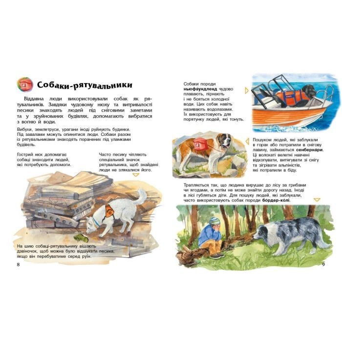 Книга Собаки. Енциклопедія дошкільника - Юлія Каспарова Ранок (9786170976819) изображение 4