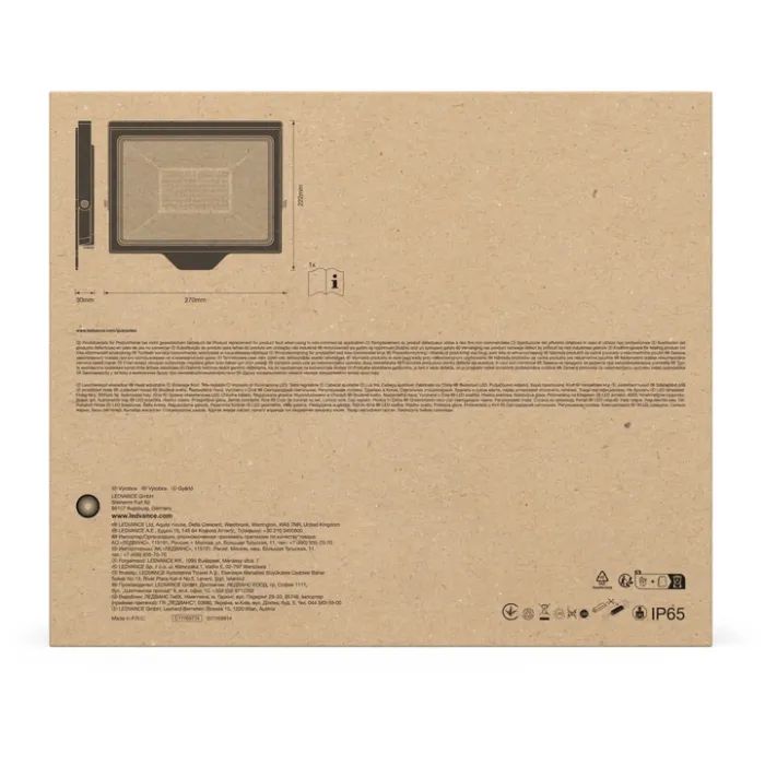 Прожектор LEDVANCE FL ESSENTIAL 200W 840 BK IP65 (4058075831513) зображення 5