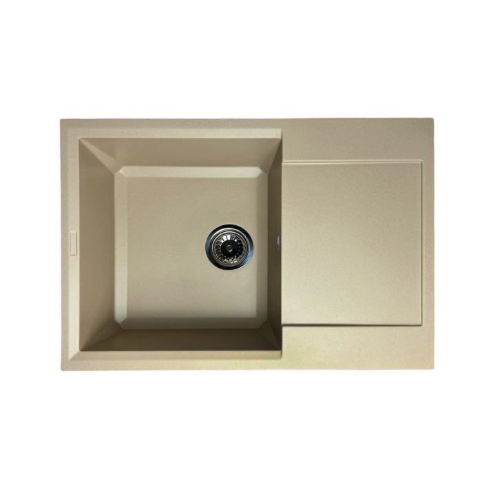 Мойка кухонная Adamant Horizon Medium Сахара + змішувач та дозатор (4824296104502) изображение 3