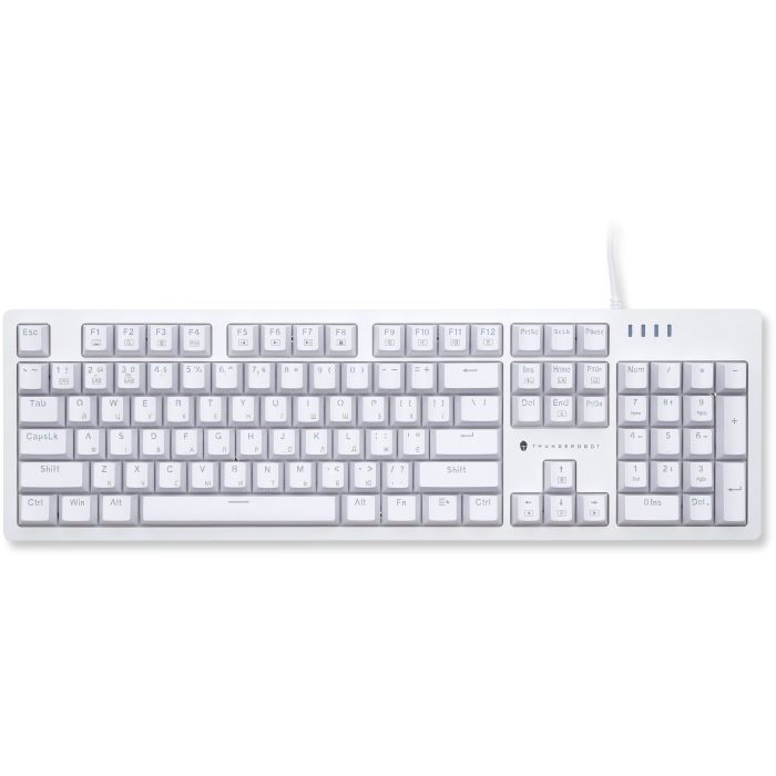 Клавиатура Thunderobot K104 Red Switch USB UA White (6932066308162) изображение 8