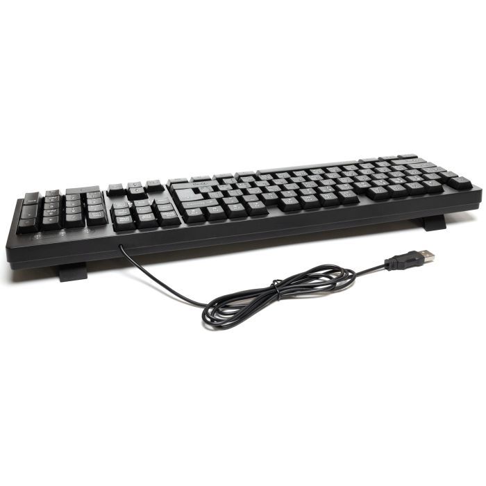 Клавиатура Hölmer K-02OF USB UA Black (K-02OF) изображение 4