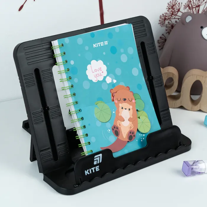 Подставка для книг Kite пластиковая, черная (K25-330-1) изображение 4