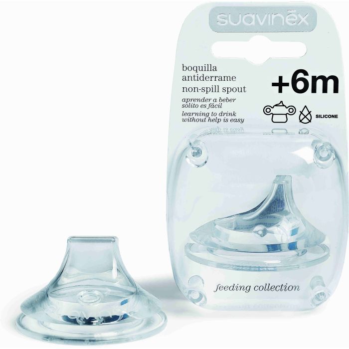 Соска Suavinex силіконова з носиком, +6 місяців (308504) зображення 2