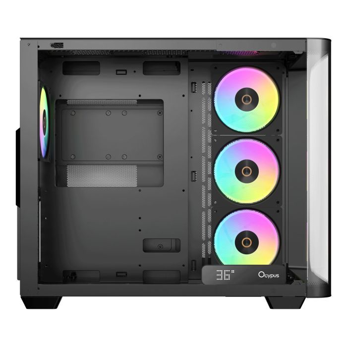 Корпус для ПК OCYPUS IOTA C70 BK CURVE ARGB DIGITAL (IOTA-C70-BKD400CD-GL) зображення 5