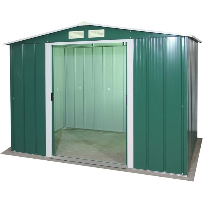 Садовий будиночок Duramax металевий Eco 262х241х191 см зелений-білий (5184) зображення 3