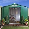 Садовий будиночок Duramax металевий Eco 262х180х191 см зелений-білий (5182) зображення 5