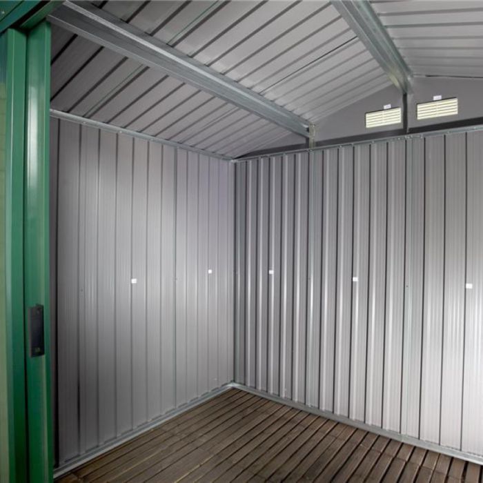 Садовий будиночок Duramax металевий Eco 262х241х191 см зелений-білий (5184) зображення 7