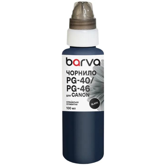 Чорнило Barva Canon PG-40/PG-46/PG-84 100 мл, special pigment, black (C40-294e)
