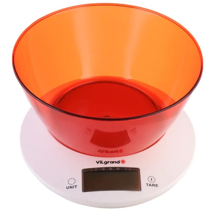Весы кухонные Vilgrand VKS-533C red изображение 2
