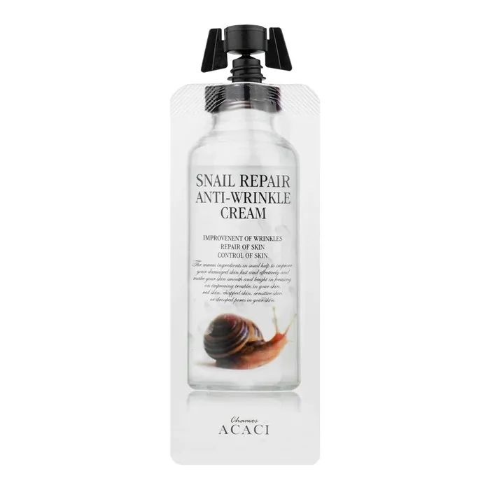 Крем для лица Chamos Acaci Snail Repair Anti-Wrinkle Cream 12 мл (8809071360196)