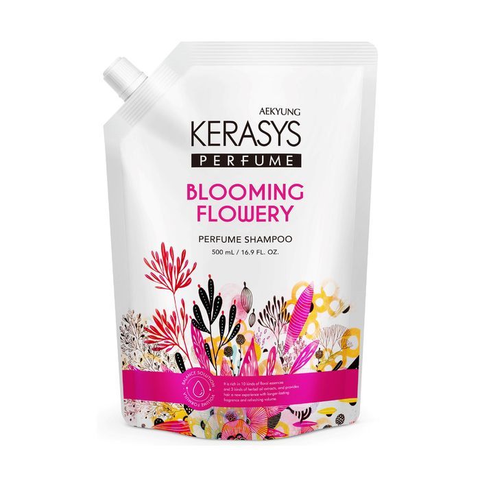 Шампунь KeraSys Blooming & Flowery Perfumed Shampoo Дой-пак 500 мл (8801046396971)