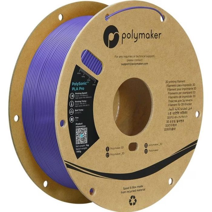 Пластик для 3D-принтера Polymaker PLA PRO HIGH SPEED TOUGH 1,75mm PURP 1kg (PA13008)