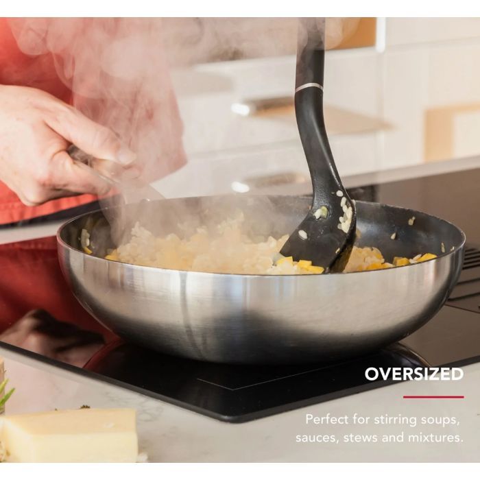 Ложка кухарська KitchenAid Classic для сервірування 34 см чорний (KHH003OHOBEG) зображення 2