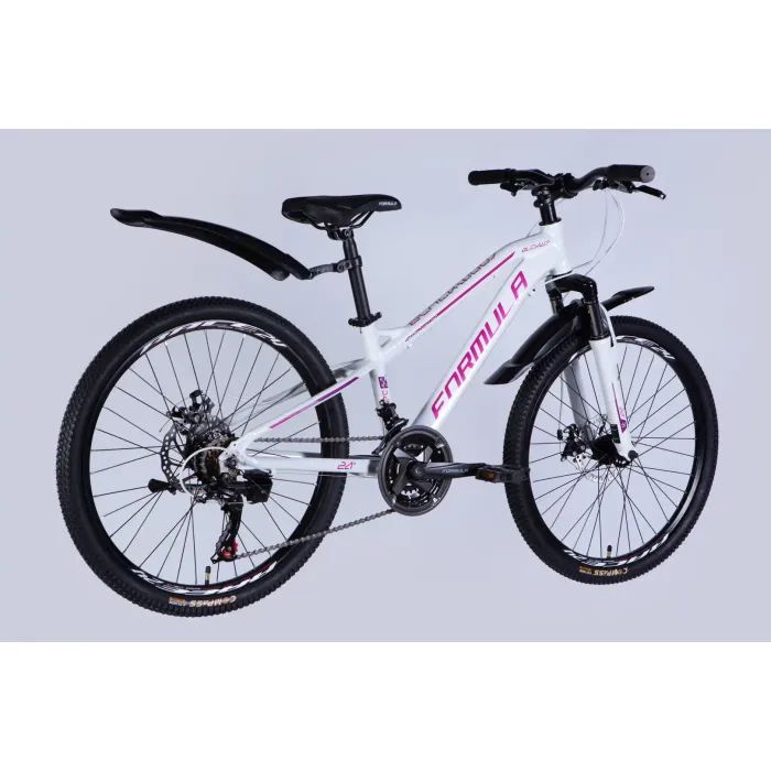 Велосипед Formula 24" BLACKWOOD DD FR рама-12,5" AL 2026 біло-рожевий (OPS-FR-24-444) изображение 3