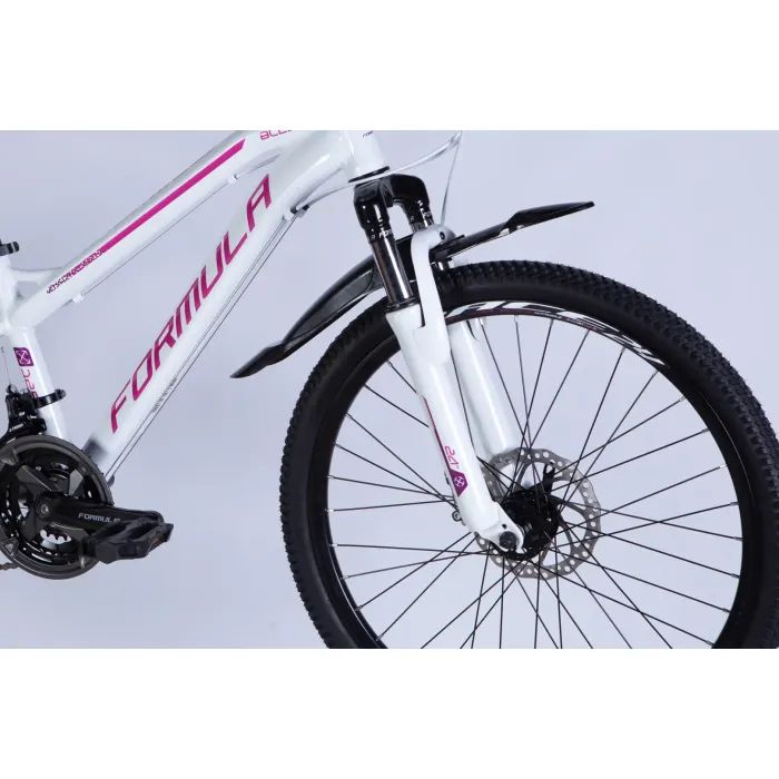 Велосипед Formula 24" BLACKWOOD DD FR рама-12,5" AL 2026 біло-рожевий (OPS-FR-24-444) изображение 4