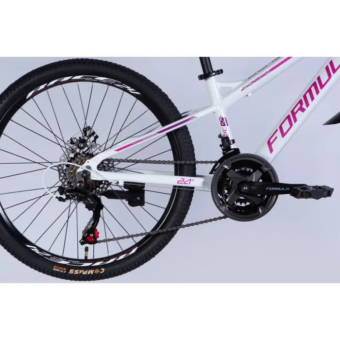 Велосипед Formula 24" BLACKWOOD DD FR рама-12,5" AL 2026 біло-рожевий (OPS-FR-24-444) изображение 5