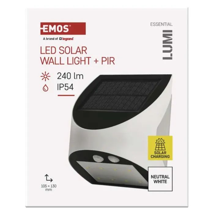 Светильник EMOS 240 лм IP54 4000K PIR (ZG172S) изображение 10