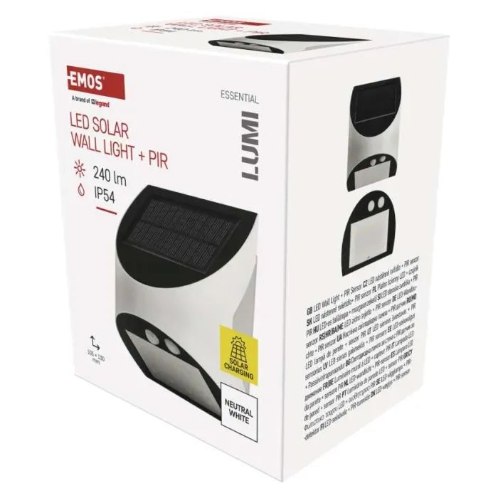 Светильник EMOS 240 лм IP54 4000K PIR (ZG172S) изображение 9