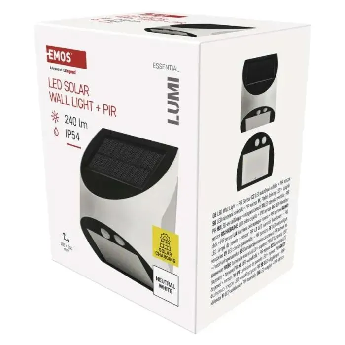 Светильник EMOS 240 лм IP54 4000K PIR (ZG172S) изображение 9