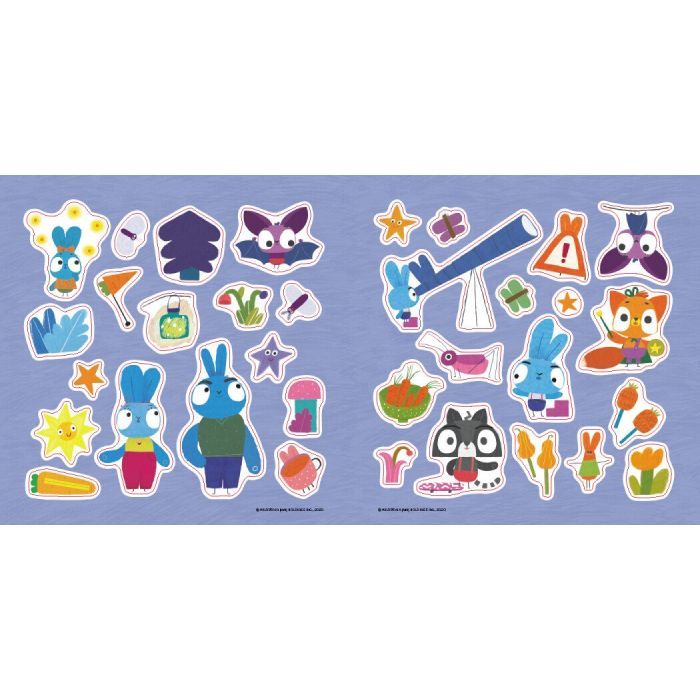 Книга Хоробрі Зайці. Нічний гість. Історії з наліпками Ранок (9786170985545) изображение 2