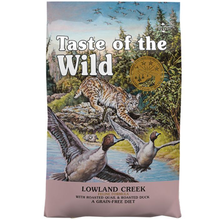 Сухий корм для кішок Taste of the Wild Lowland Creek Feline Formula з перепілкою та качкою 2 кг (0074198614424) зображення 2
