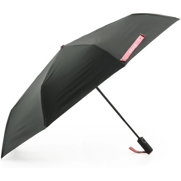 Парасоля Krago складана жіноча LOVE повний автомат чорна (umb-18-001) зображення 2
